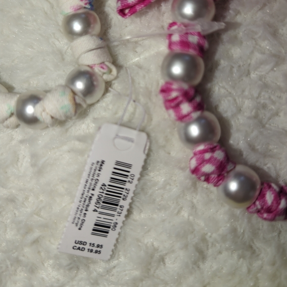 Aerie Navy Pink Coquette Hair Accessory Velvet Twist Headband Socks Bundle NWT - Picture 3 of 4